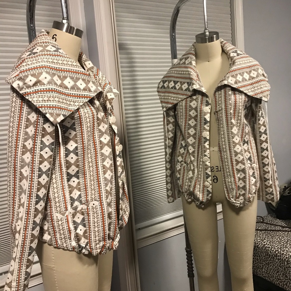 Boho canvas jackets